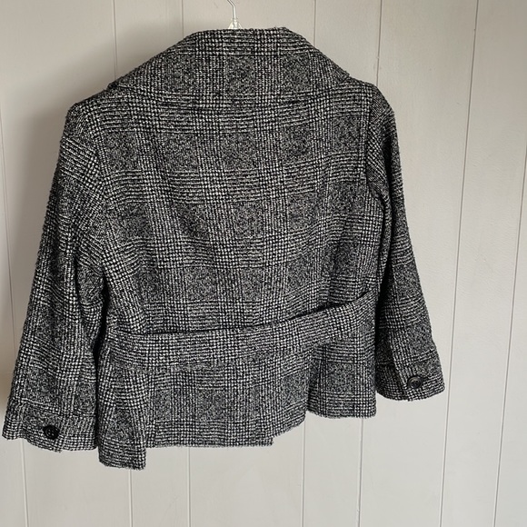 Jones New York Plaid Cropped Blazer - Picture 3 of 3